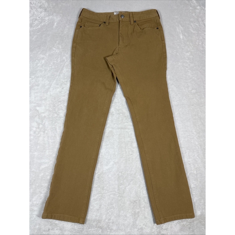 Everlane Performance Travel Chino Pant Mens 30X30 Brown Stretch Commuter Golf